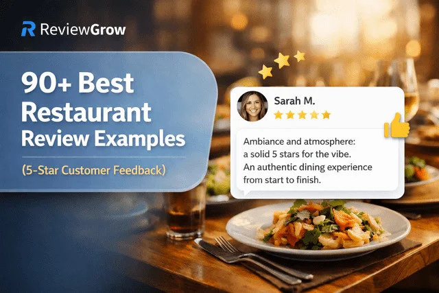 restaurant review examples