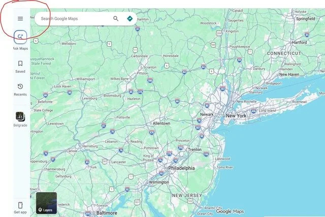 Editing a Google review on Google Maps