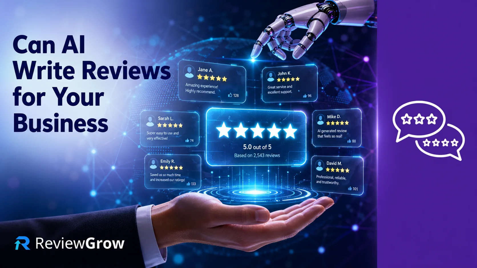 can ai write reviews for my business
