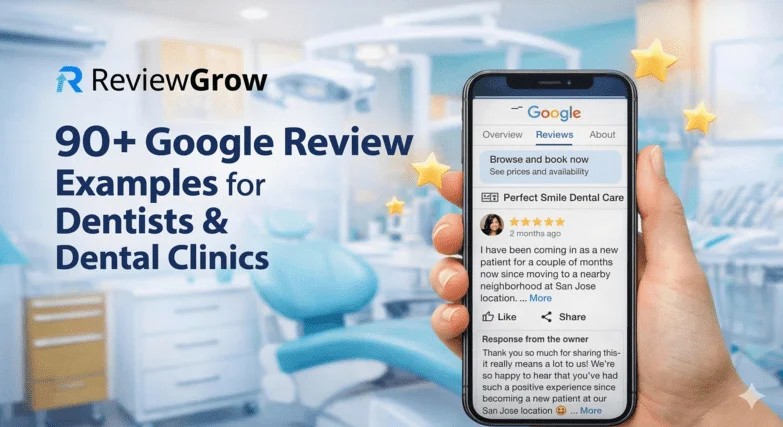 Review Examples for Dentists & Dental Clinics
